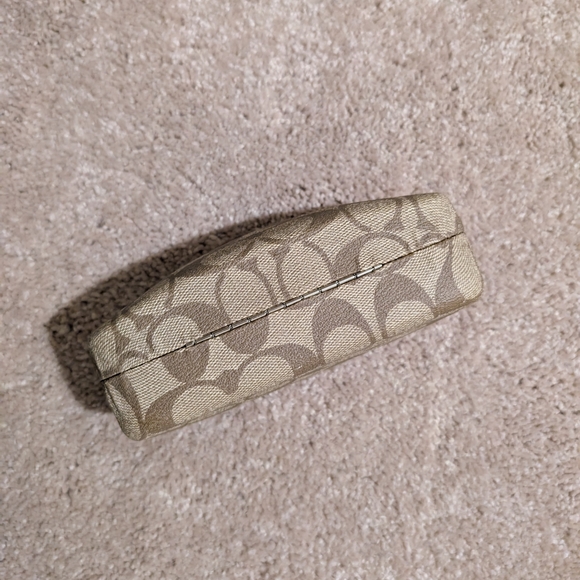 Coach Tan Patterned Eyeglass Case - Picture 11 of 11